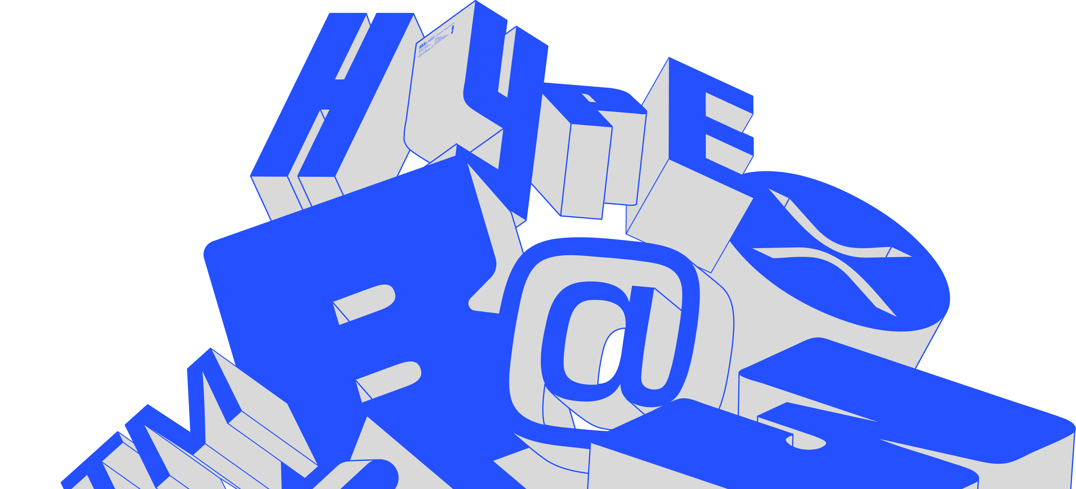 B3 typography composition
